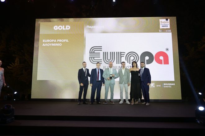 Archisearch - Η Europa τιμήθηκε με δύο διακρίσεις στα Sales Excellence Awards 2025