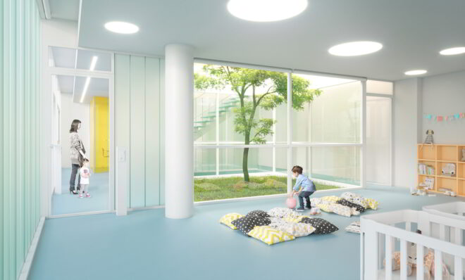 Archisearch - Βρεφονηπιακός σταθμός στα Άνω Πατήσια | by Constantine Bouras Studio