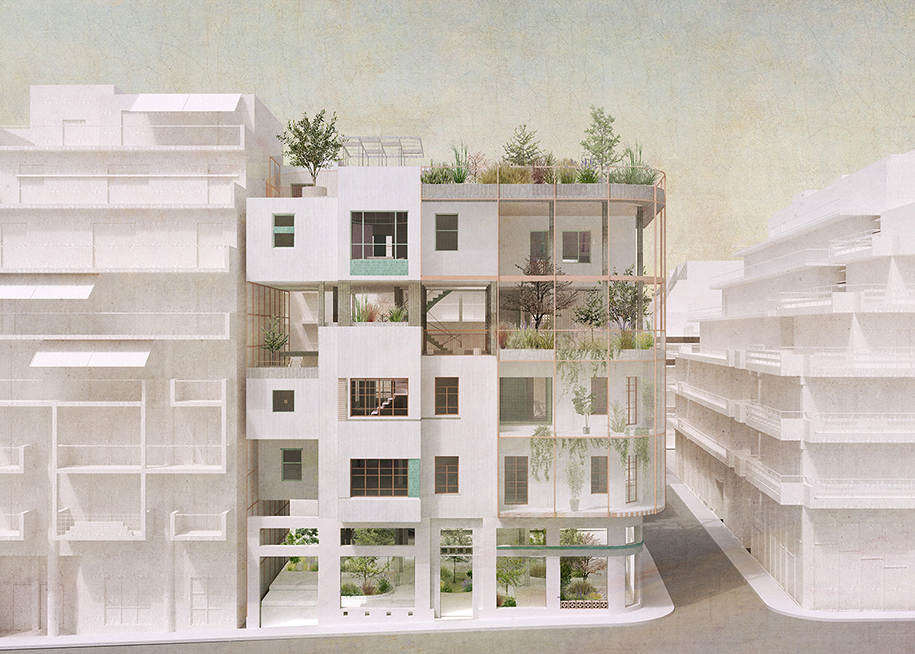 Archisearch Spartis, 25: The house between | Diploma project by Chara Agnanti & Meropi Konstantinidou