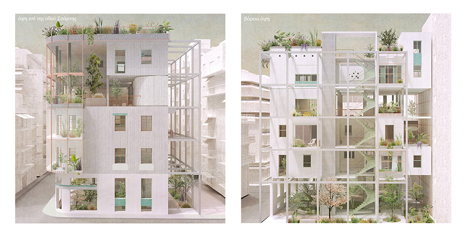 Archisearch Spartis, 25: The house between | Diploma project by Chara Agnanti & Meropi Konstantinidou