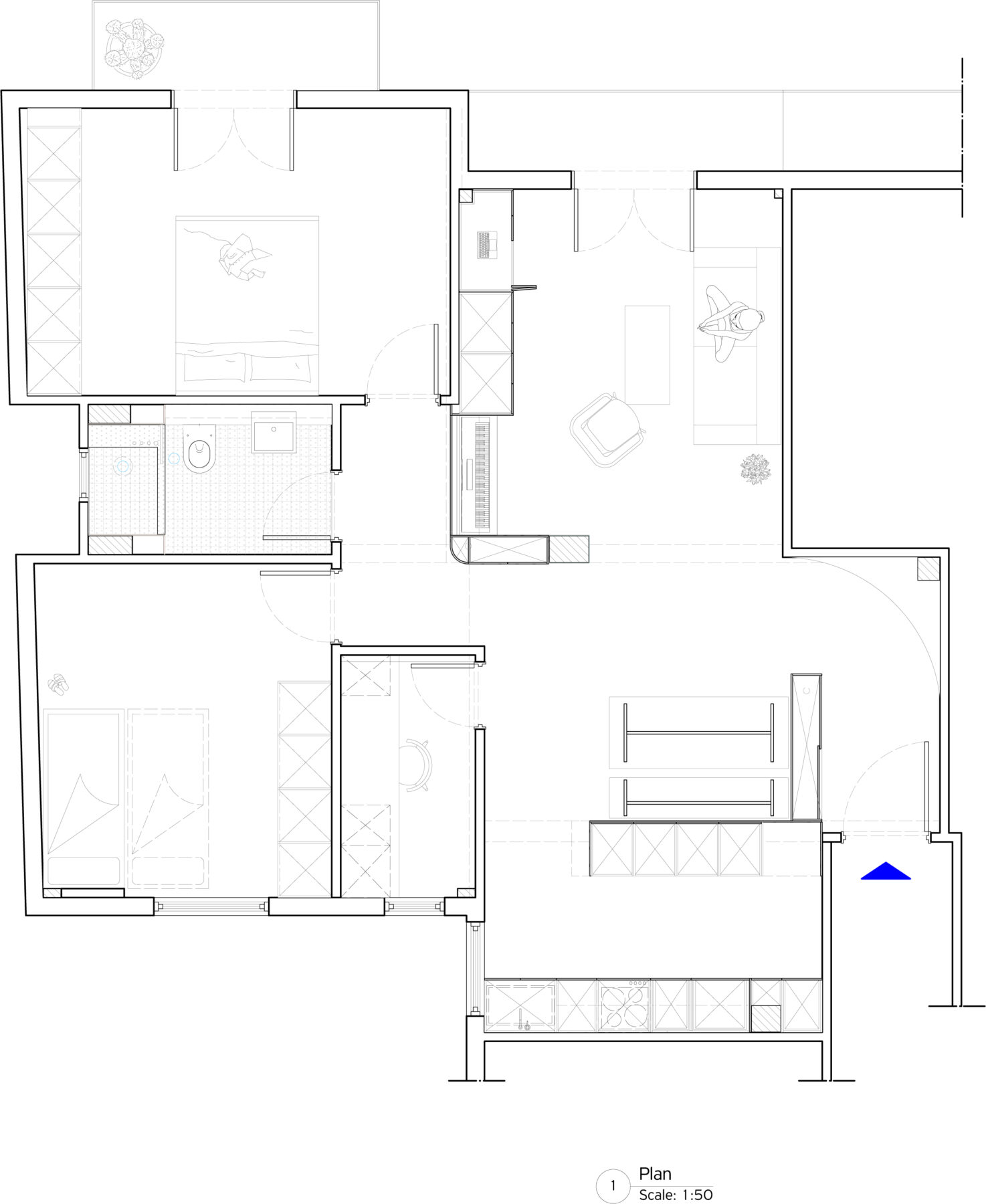 Archisearch MJA or A flat for three humans and a cat | Apartment renovation by Threshold architecture studio