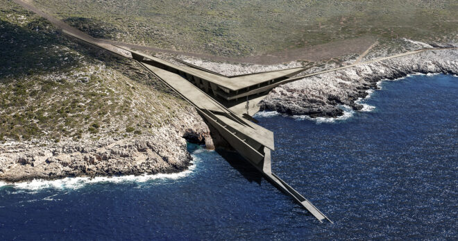 Archisearch - Neutrino Research Center in Methoni | Diploma thesis by Labrini Lyrou & Panagiotis Chondros