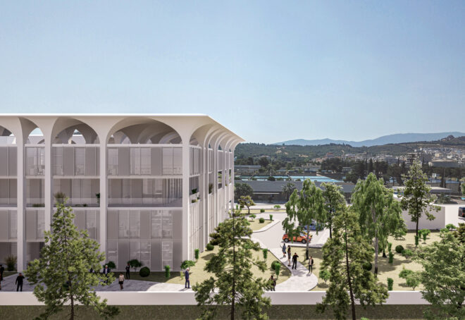 Archisearch - Architectural competition “New EYDAP water supply company headquarters in Galatsi” proposal by PLINTHOS Architects