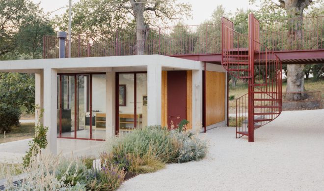 Archisearch - Rural Living: Mecozzi Verdini Places Annesso Rosso as a Modern Architectural Fragment in the Rural Italian Landscape