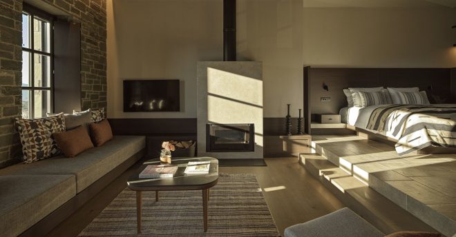 Archisearch - Hospitality atmospheres: Oreno by G2Lab is a Contemporary Stone Sanctuary Rooted in Zagori’s Landscape and Traditions.