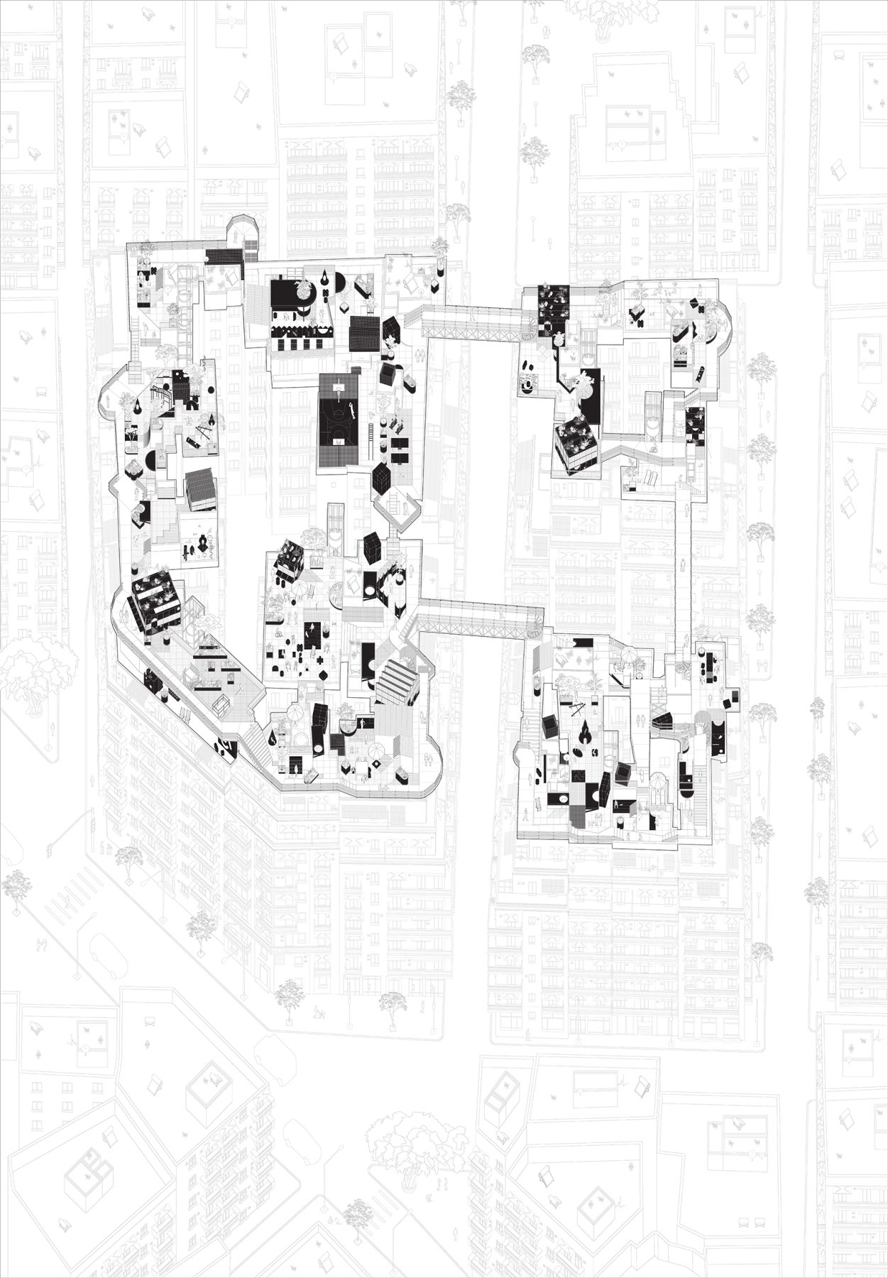 Archisearch The Image of the City: 4 student works on how everyday life shapes urban space from the skyline to the ground