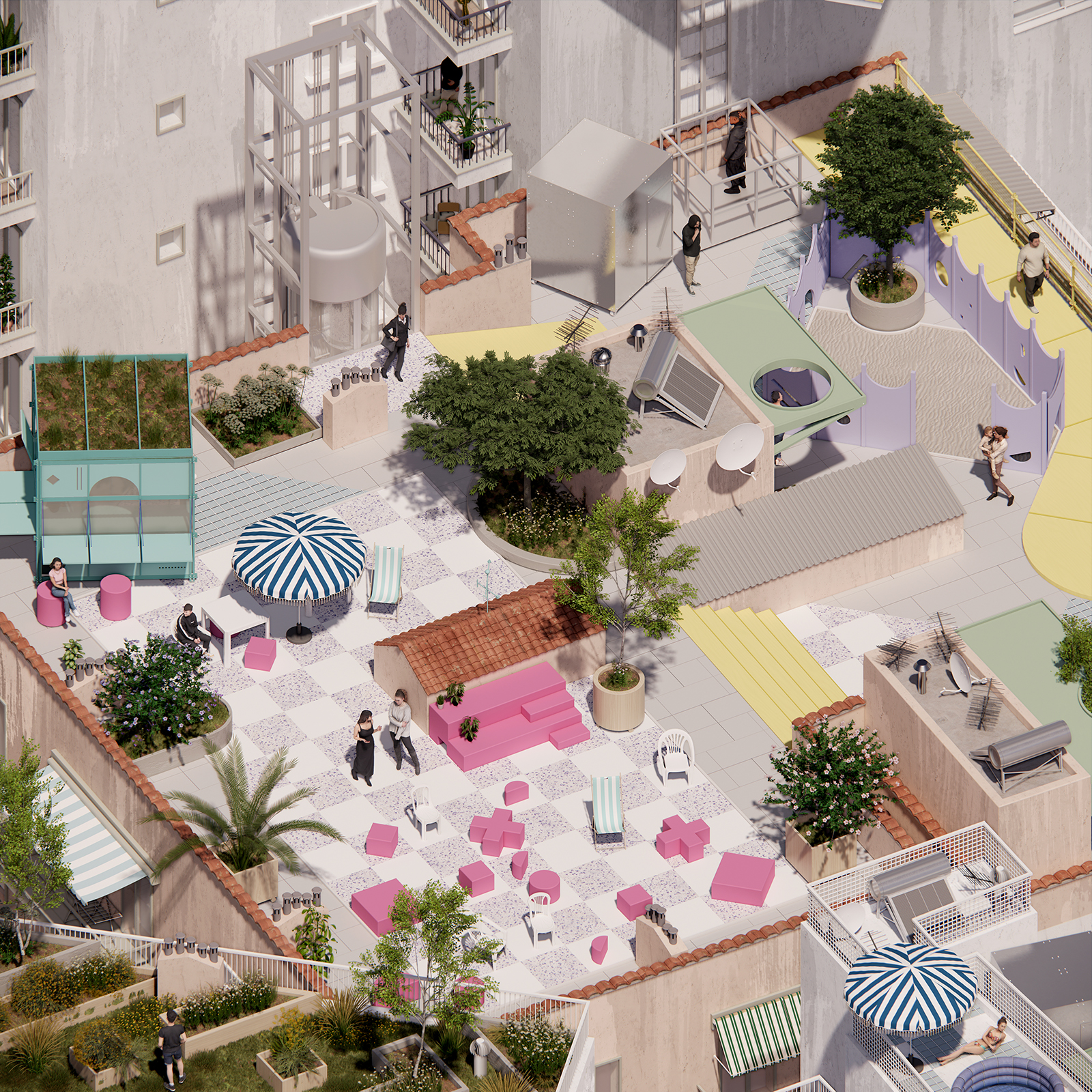 Archisearch The Image of the City: 4 student works on how everyday life shapes urban space from the skyline to the ground