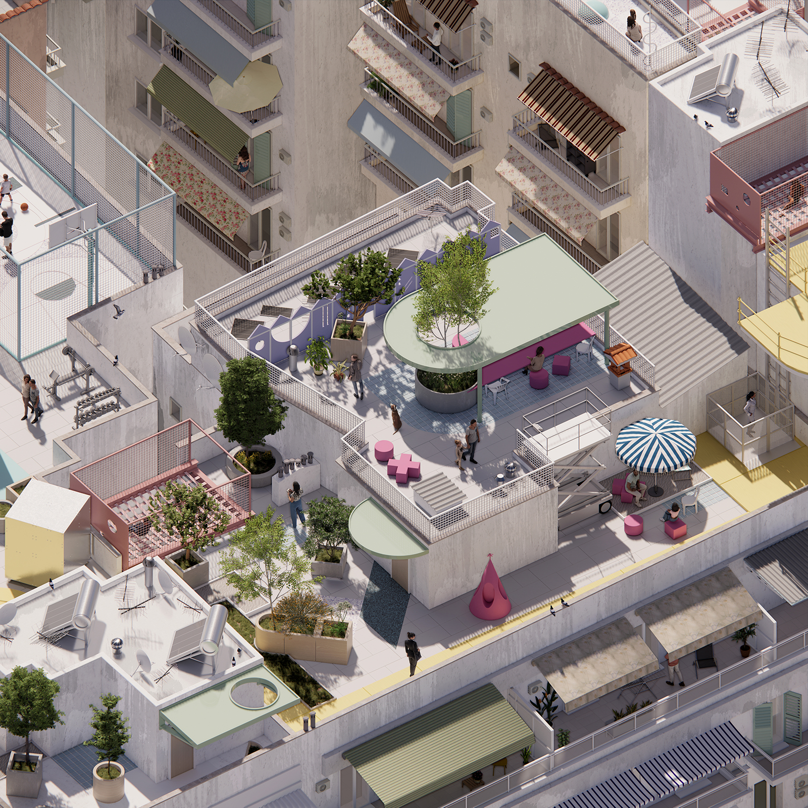 Archisearch The Image of the City: 4 student works on how everyday life shapes urban space from the skyline to the ground