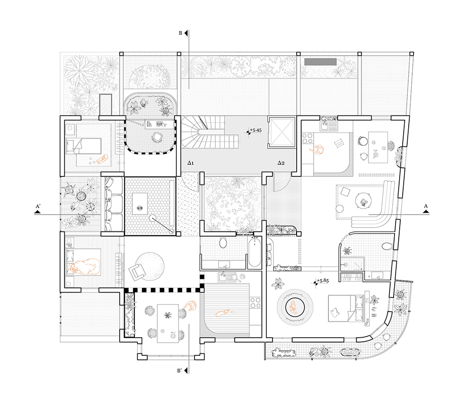 Archisearch Spartis, 25: The house between | Diploma project by Chara Agnanti & Meropi Konstantinidou