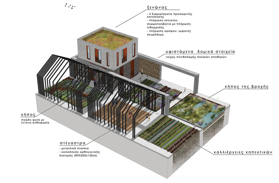 Archisearch «Συνέχειες ανάμεσα σε υλικά και χρονικά θραύσματα» | συμμετοχή και διάκριση σε διαγωνισμό από τους Βασιλική Ζώτου, Ελισσάβετ Μαρκοζάνη, Σιδέρη Χριστίνα Ελένη, Στεφανάκη Στυλιανό