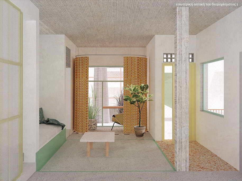 Archisearch Spartis, 25: The house between | Diploma project by Chara Agnanti & Meropi Konstantinidou