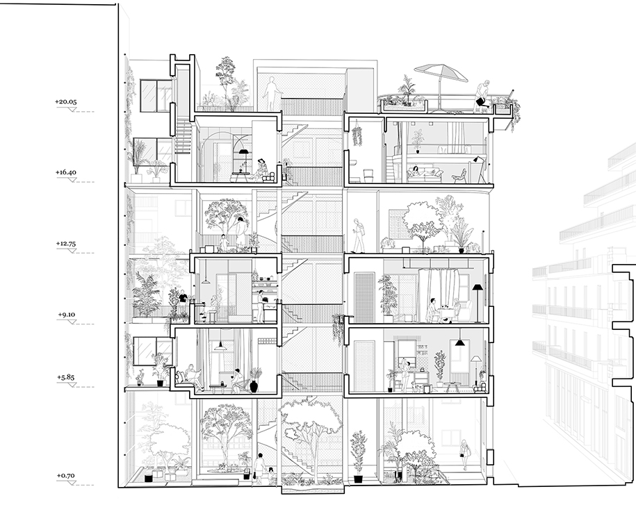 Archisearch Spartis, 25: The house between | Diploma project by Chara Agnanti & Meropi Konstantinidou