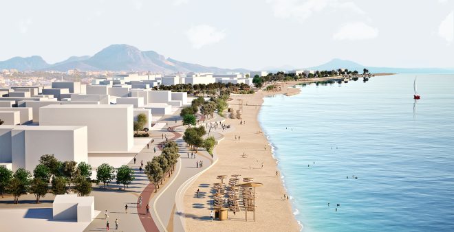 Archisearch - Redevelopment of the coastal front in the ‘kalamia’ area of Corinth | 2nd prize in architectural competition