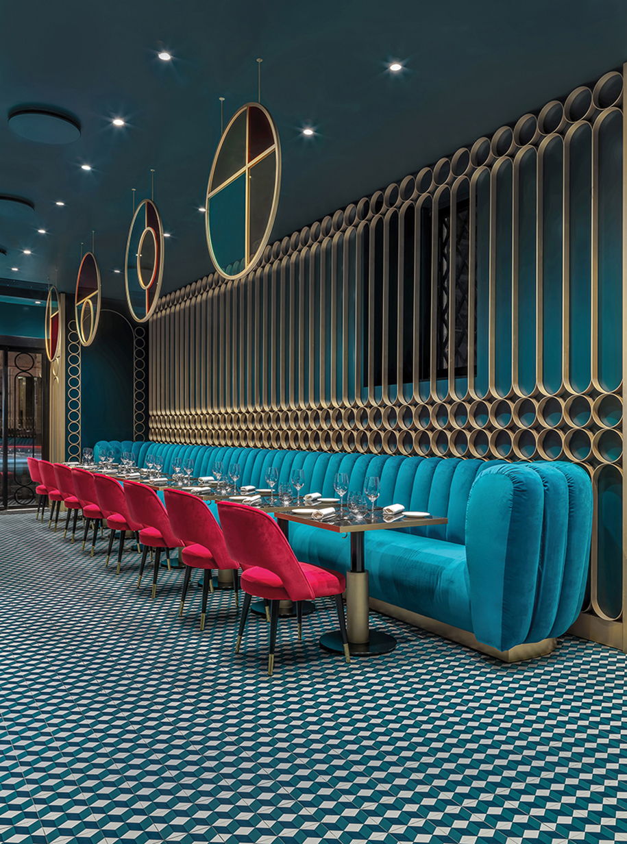 Archisearch LIÒN, a sophisticated restaurant and cocktail bar | COLLIDANIELARCHITETTO
