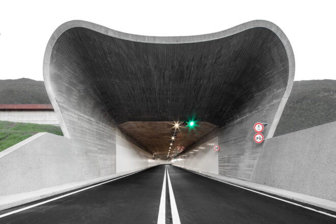 Archisearch - Mobility meets architecture: a sculptural portal emerges as the new addition to MoDusArchitects’ ring road project in South Tyrol