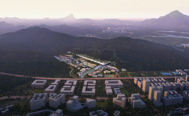 Archisearch - Dominique Perrault Architecture & Zhubo Design Co win First Prize in the international competition for the Shenzhen Institute of Design and Innovation