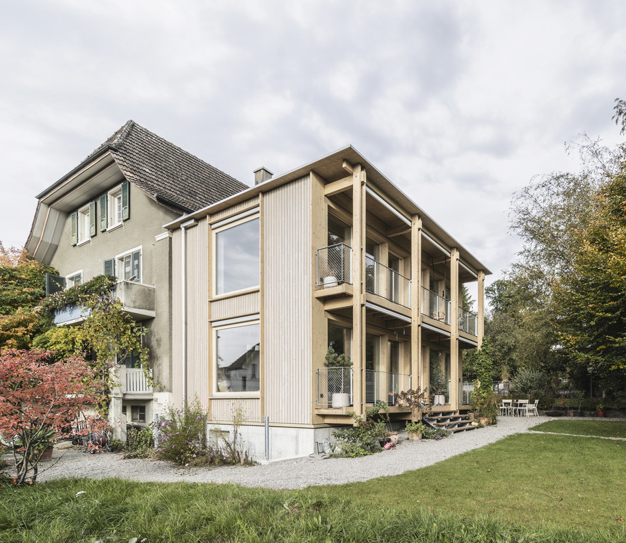 Archisearch Rebhalde_House extension in Brügg | by Atelier 4036 architecture office