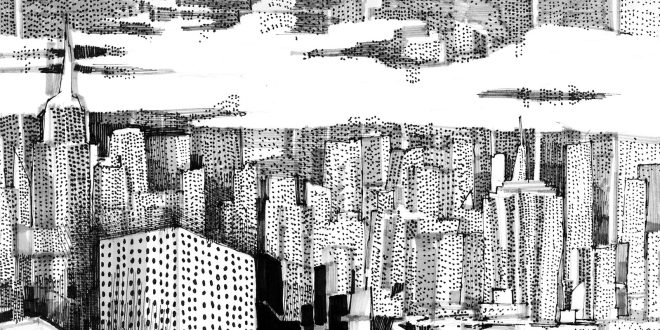 Archisearch - Featured Student: How Comics, Architecture, and Urban Dystopias Shape the Narrative Space of Dimitris Paschalis