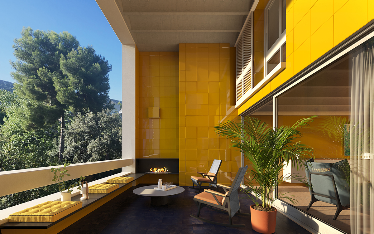 Archisearch ESCALES PARK, Duplex at Pedralbes, Barcelona | NOOK Architects