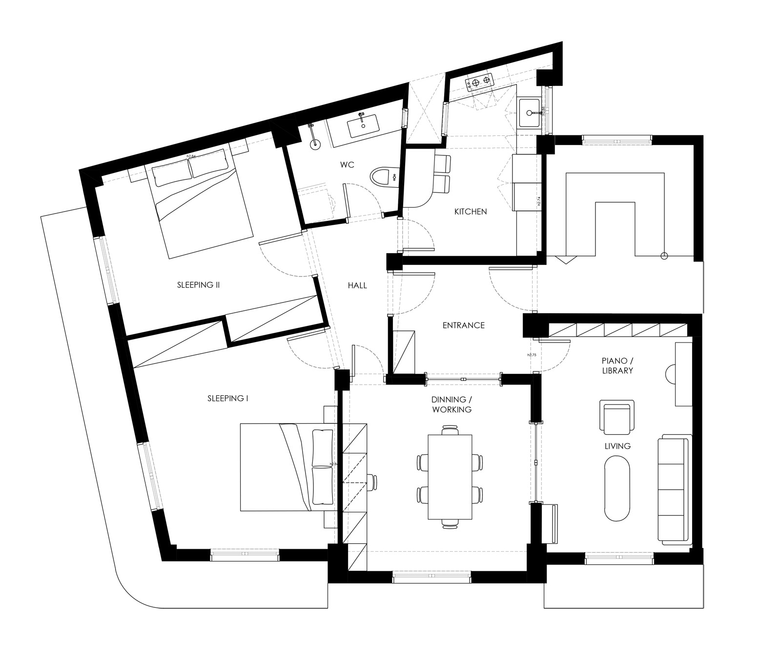 Archisearch 'Mosaico' apartment renovation in Kypseli, Athens | Space is around us by Elli Athanasiadou