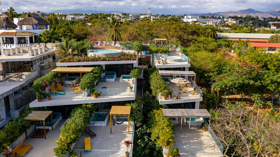 Archisearch Villas Escondida by Francisco Pardo Arquitecto nestles into the coastal landscape of a Mexican surfers’ town