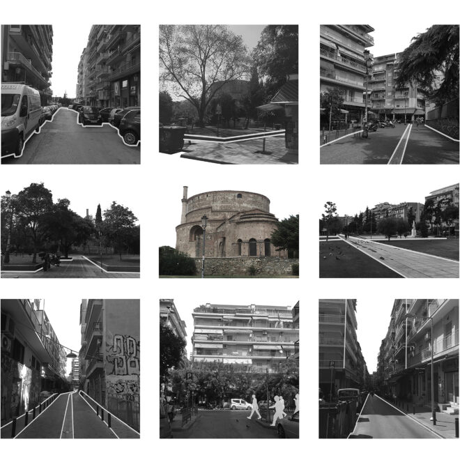 Archisearch Rotunda’s Superblock [4 0 o 6 3’, 2 2 o 9 5’]: implementation of tactical urbanism strategies in the area of Rotunda in Thessaloniki | Diploma thesis by Olga Strongylou