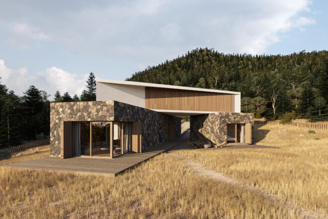 Archisearch - Snowfall House at Kalavryta, Achaea | by dotn architects