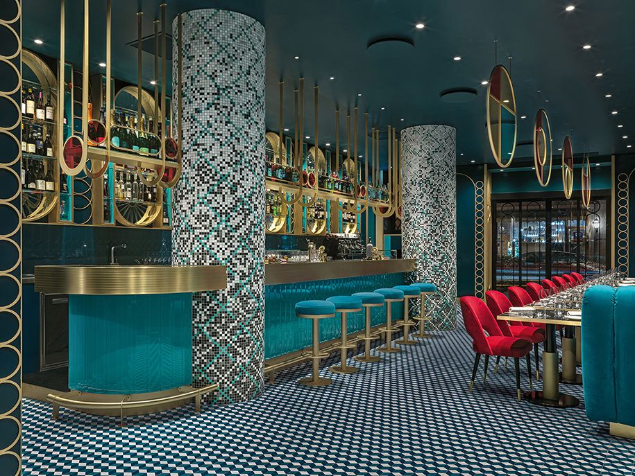 Archisearch LIÒN, a sophisticated restaurant and cocktail bar | COLLIDANIELARCHITETTO