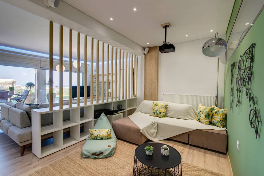 Archisearch Green Sight Apartment | ανασχεδιασμός διαμερίσματος από την Metalaxi Design