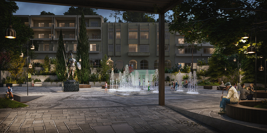 Archisearch New Farsala Square competition entry | by Ilias Oikonomakis of Oikonomakis Siampakoulis architects