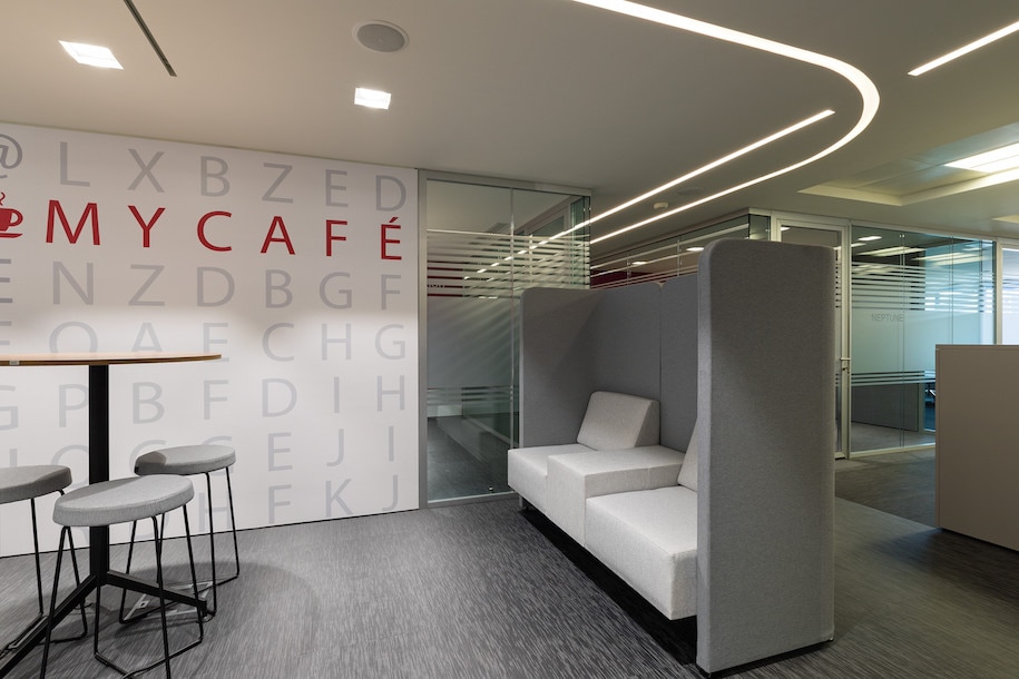 Archisearch Asset Office Interiors equip the new offices of Astellas Pharmaceutical in Maroussi