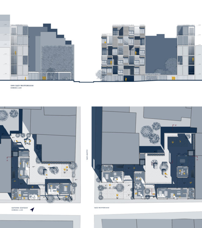 Archisearch Un_Box the Nomad: System of ephemeral housing units along the z-axis | Diploma Thesis by Athina Athanasiou & Melina Tsagkareli