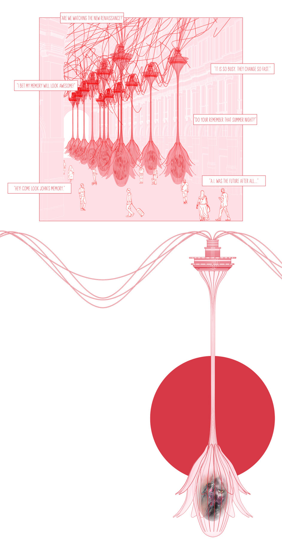 Archisearch Neo-Emotions: A hyperconsumerist tale in a dystopian Milan | Master thesis by Stavros Sgouros