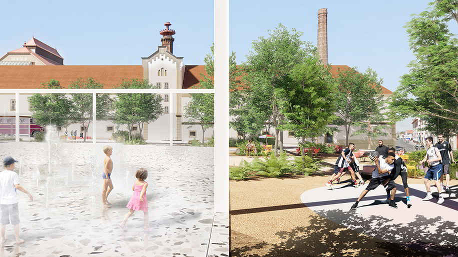 Archisearch Urban-rural frame for Zbraslav Square in Prague Competition | Architects for Urbanity propose