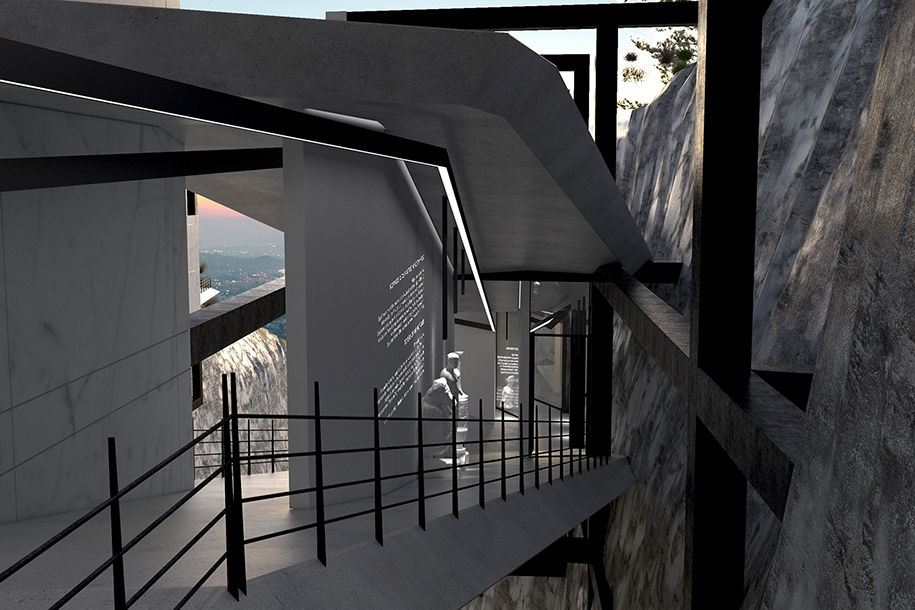 Archisearch Mixed Reality Museum for the Ancient Quarries of Penteli | Diploma Project by Giorgos Taliakis