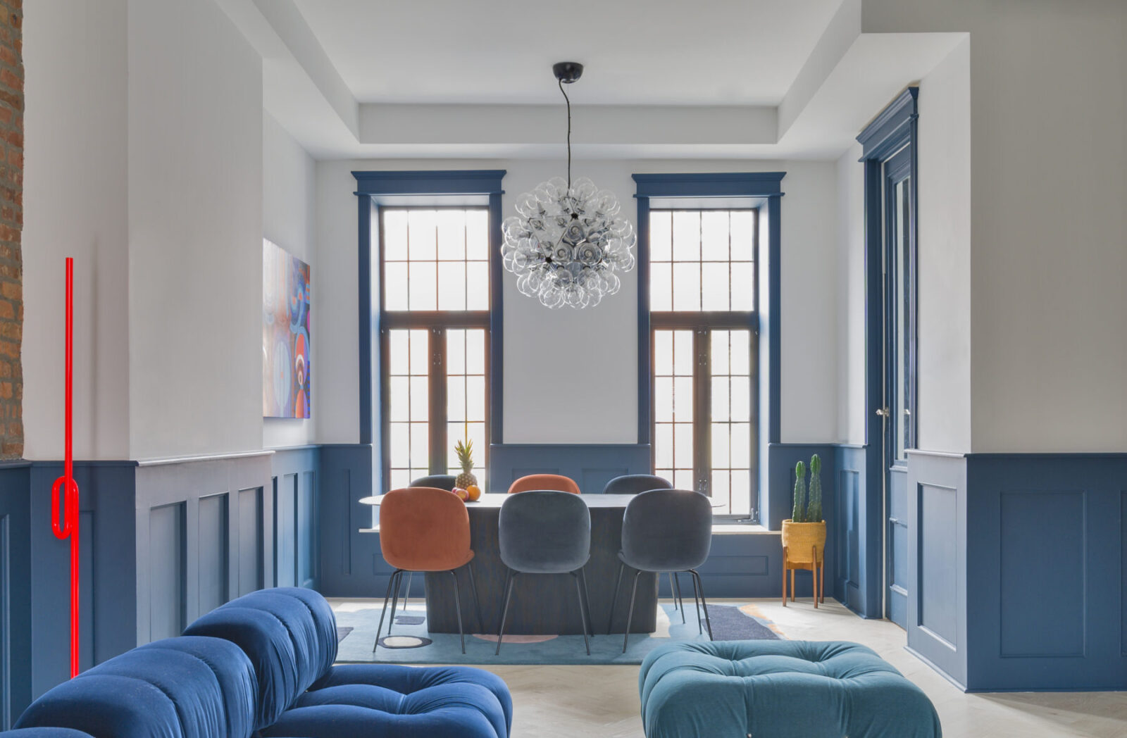 Archisearch Olbos Studio renovates a Bed-Stuy townhouse with elegant playfulness