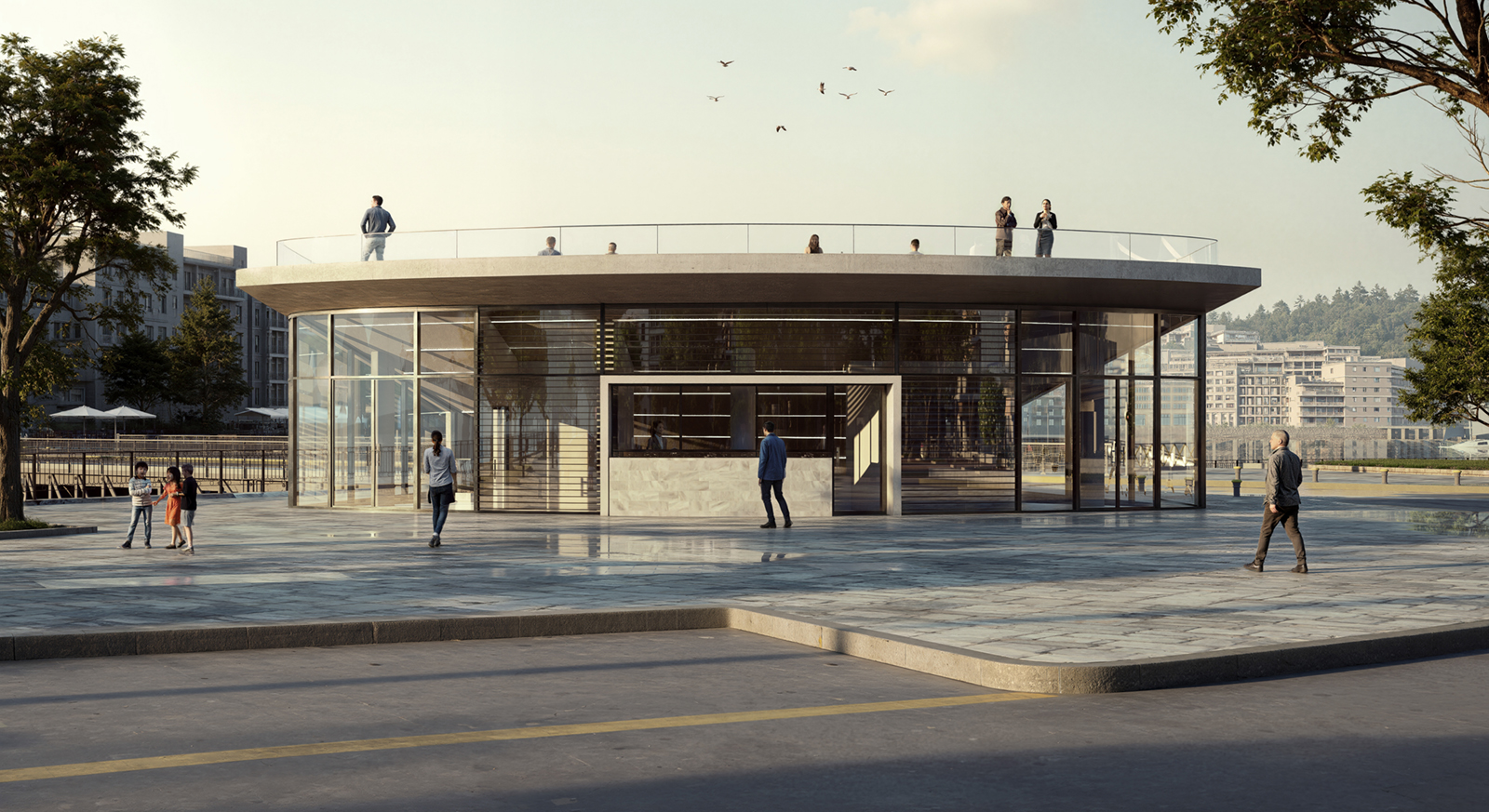 Archisearch Waterfront Terraces: A Public Roofscape Cultural Center in Chalkida, Euboea, Greece by Varvara Christopoulou Architecture