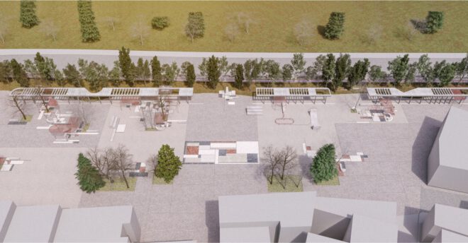 Archisearch - Object-e wins honorable mention in the competition for the Redesign of an Urban Square in Pyli, Greece