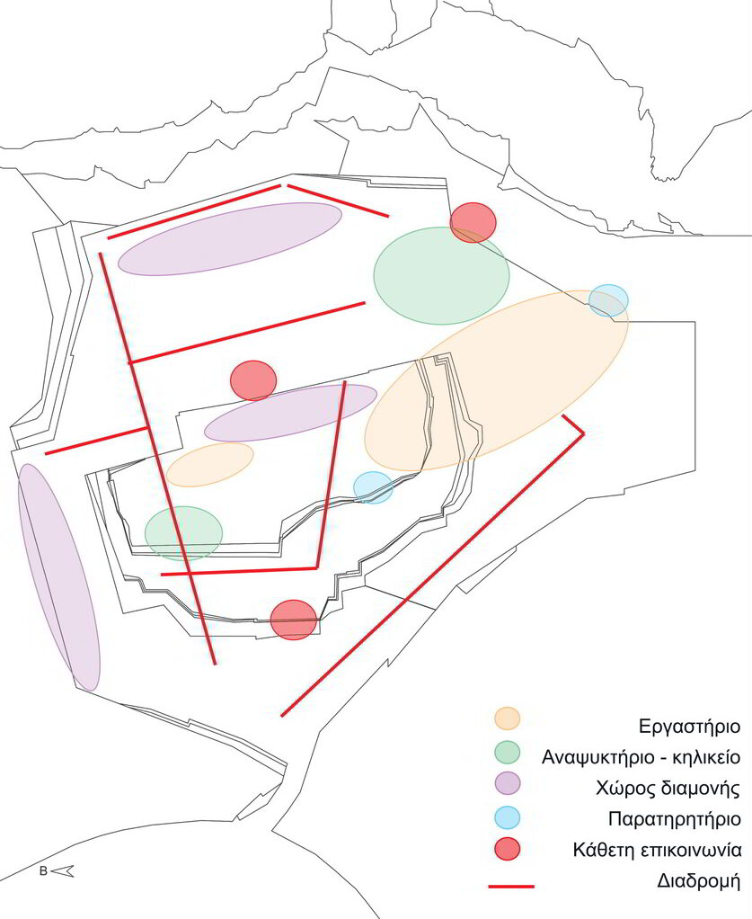 Archisearch Κέντρο Μαρμαροτεχνίας με εργαστήρια και χώρους φιλοξενίας | Διπλωματική εργασία από τη Δήμητρα Κωφίδου και την Ανθή Μπαλτά