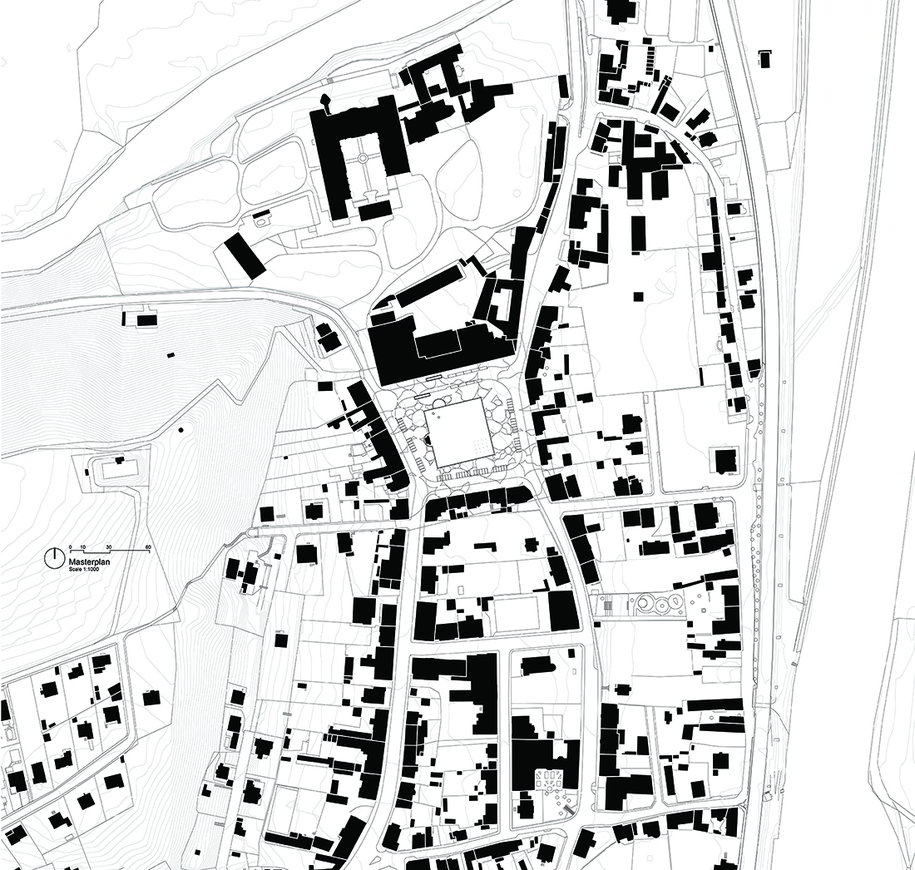 Archisearch Urban-rural frame for Zbraslav Square in Prague Competition | Architects for Urbanity propose