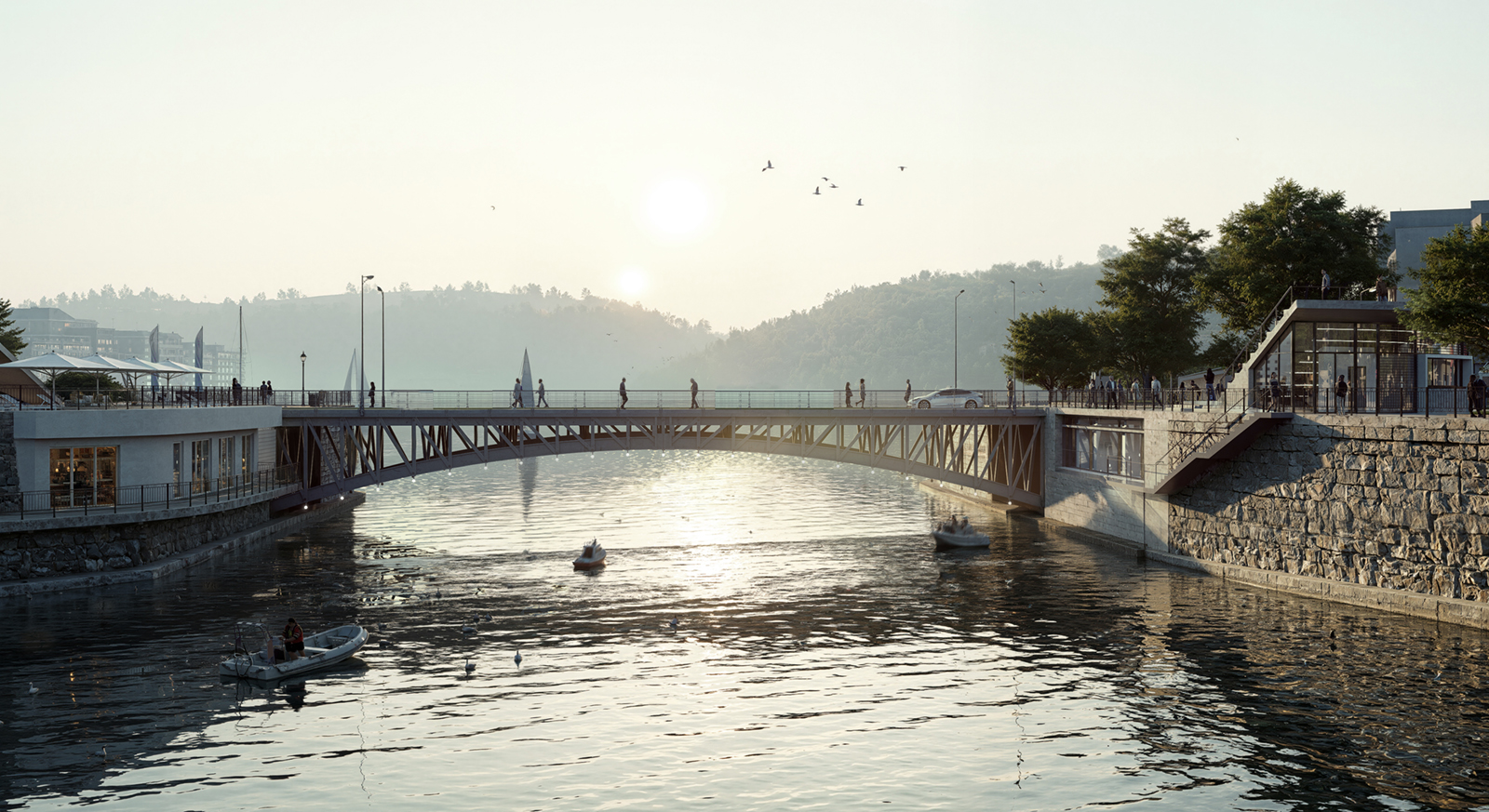 Archisearch Waterfront Terraces: A Public Roofscape Cultural Center in Chalkida, Euboea, Greece by Varvara Christopoulou Architecture