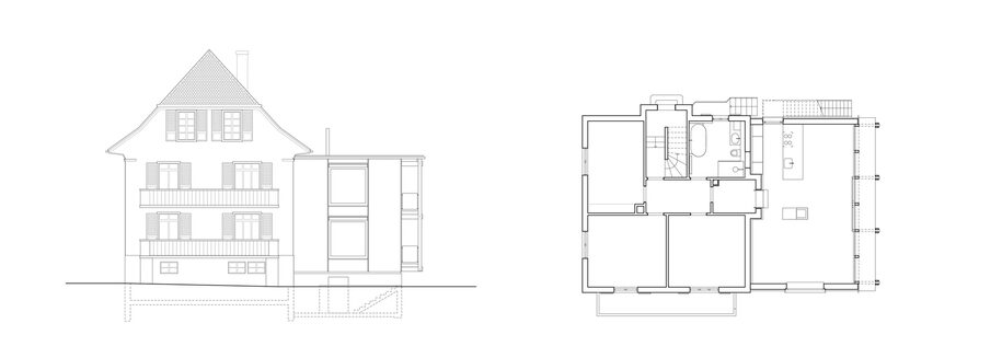 Archisearch Rebhalde_House extension in Brügg | by Atelier 4036 architecture office