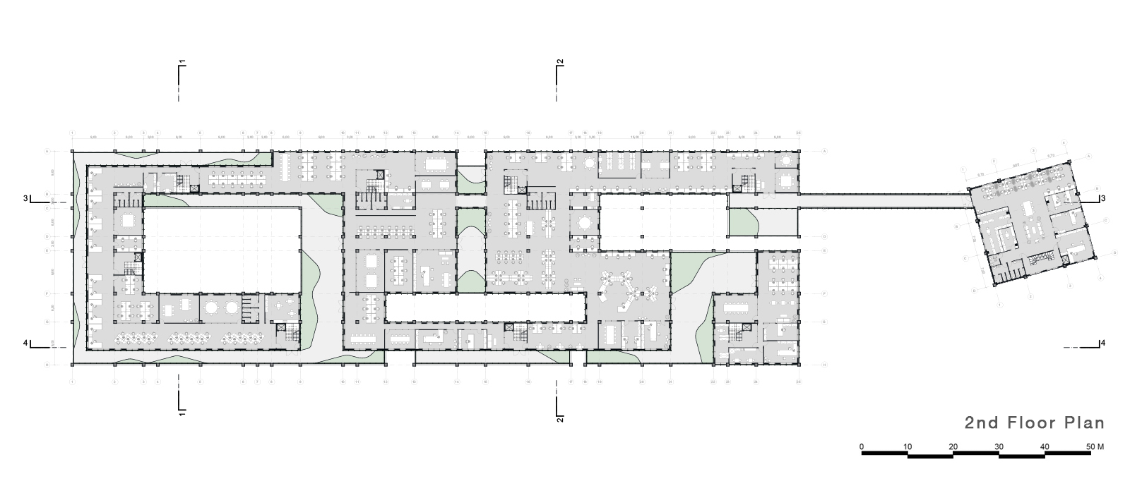 Archisearch Architectural competition “New EYDAP water supply company headquarters in Galatsi” proposal by PLINTHOS Architects