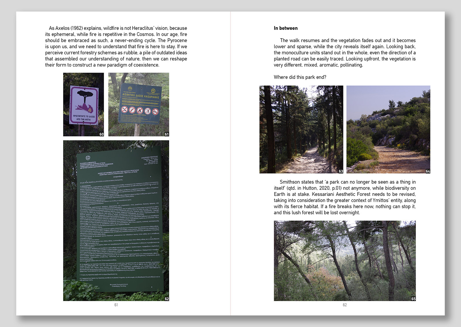 Archisearch Flourishing through the Ashes: Mount Ymitos as a Landscape Ruin by Alexandra Souvatzi | Winner of the Student Dissertation Award of the Landscape Institute 2022