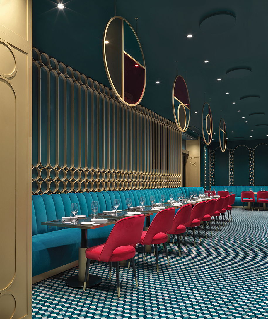Archisearch LIÒN, a sophisticated restaurant and cocktail bar | COLLIDANIELARCHITETTO
