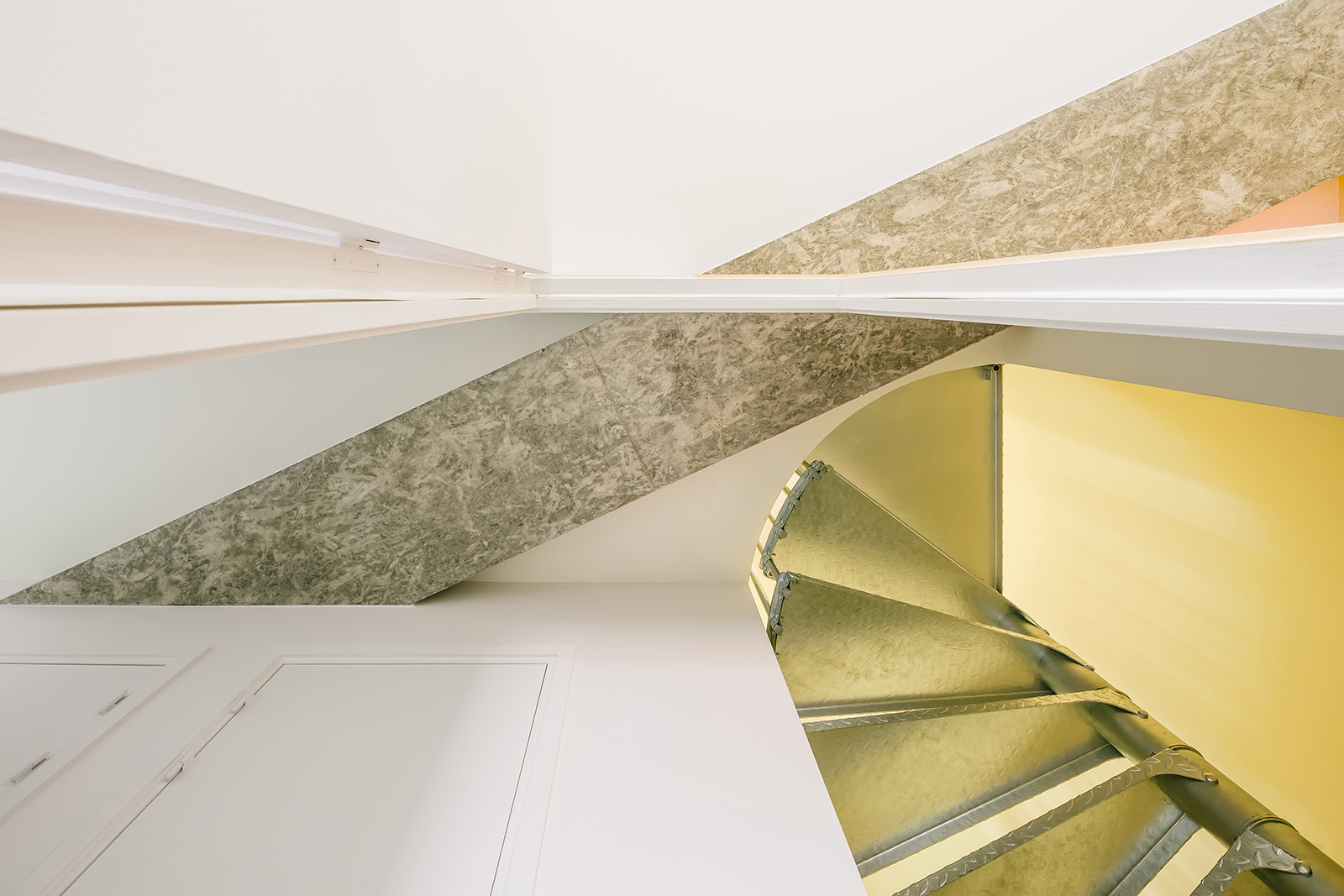 Archisearch Architecture in Colour: Gruit Transforms Two Existing Apartments into a 100 m² Duplex Through Yellows and Blues in Bagnolet, France