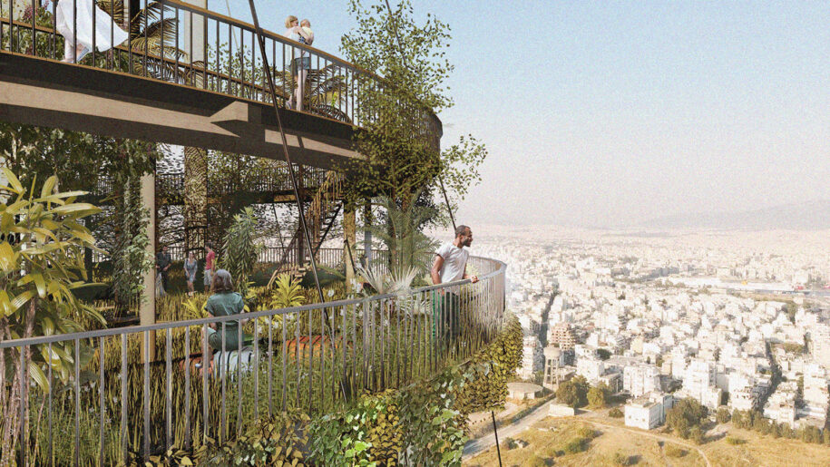 Archisearch FOUGARO: Public life scenarios on urban balconies | Diploma thesis by Eirini Bravou