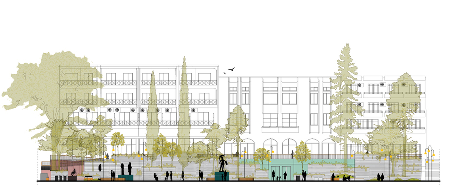 Archisearch New Farsala Square competition entry | by Ilias Oikonomakis of Oikonomakis Siampakoulis architects