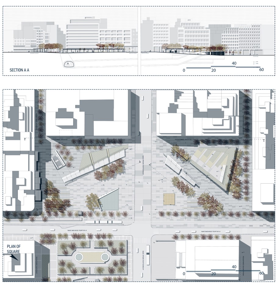 Archisearch Sustainable Urban Hub. A cultural oriented redesign of the central Square of Piraeus| Diploma Thesis by Lousi Gezekelian, Vasiliki Gkevrou