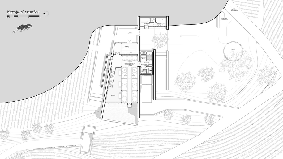Archisearch Οινοποιητική μονάδα στο Γαλλιανό Φαράγγι Ρεθύμνου | Διπλωματική εργασία από το Μάνο Νικηφόρο